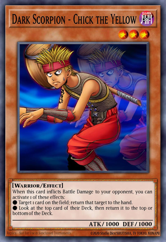 (EN026) YuGiOh TCG DCR: Dark Crisis Single: Dark Scorpion - Chick the Yellow (V.2 - Common)  Common