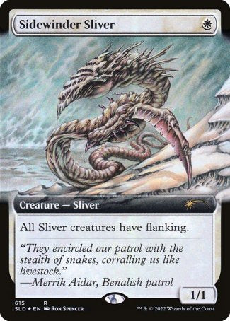 (615) Magic The Gathering Secret Lair Drop Series Single: Sidewinder Sliver Holo Rare