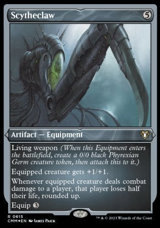 (615) Magic The Gathering Commander Masters: Extras Single: Scytheclaw Holo Rare