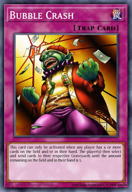 (199) YuGiOh TCG DB2: Dark Beginning 2 Single: Bubble Crash  Common