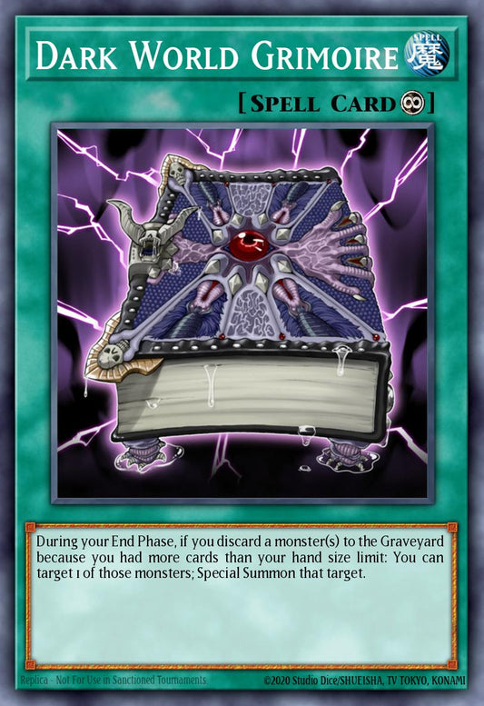 (252) YuGiOh TCG LCJW: Legendary Collection 4: Mega Pack Single: Dark World Grimoire  Common