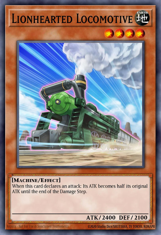 (038) YuGiOh TCG DLCS: Dragons of Legend: The Complete Series Single: Lionhearted Locomotive  Common