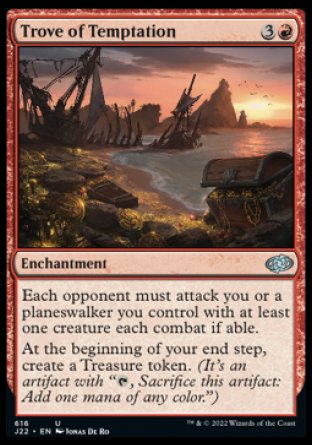 (616) Magic The Gathering Jumpstart 2022 Single: Trove of Temptation  Uncommon