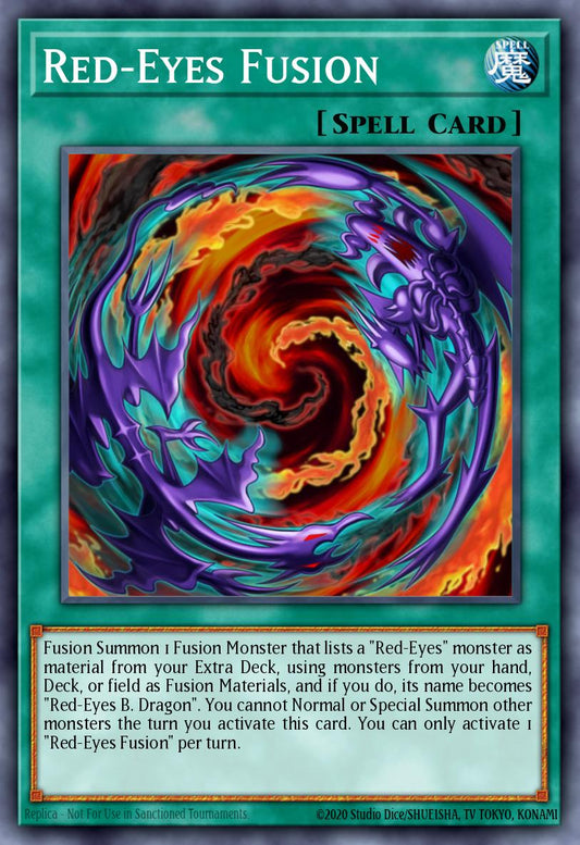 (006) YuGiOh TCG LEDU: Legendary Duelists Single: Red-Eyes Fusion  Common