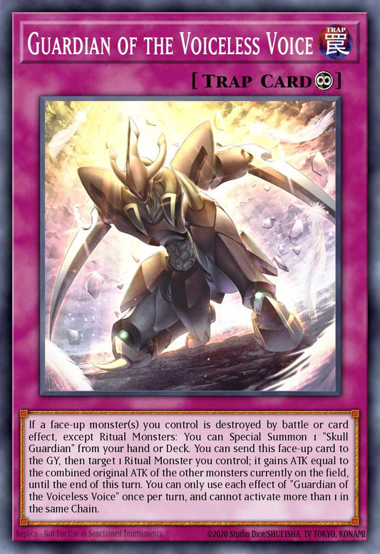 (074) YuGiOh TCG INFO: The Infinite Forbidden Single: Guardian of the Voiceless Voice  Common