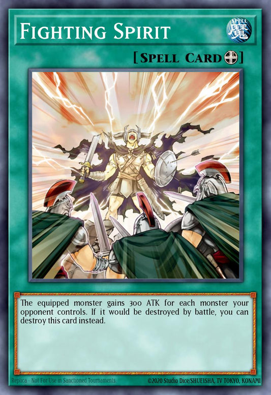 (041) YuGiOh TCG SBSC: Speed Duel: Scars of Battle Single: Fighting Spirit  Common