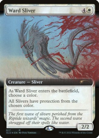 (617) Magic The Gathering Secret Lair Drop Series Single: Ward Sliver  Rare