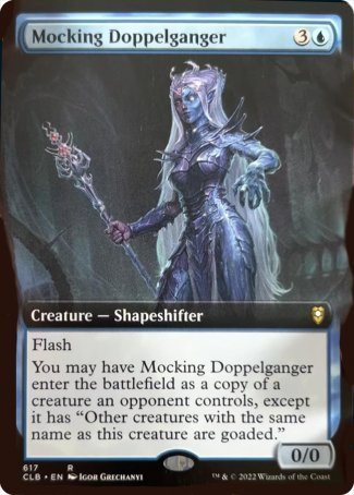 (617) Magic The Gathering Commander Legends: Battle for Baldur's Gate: Extras Single: Mocking Doppelganger (V.2)  Rare