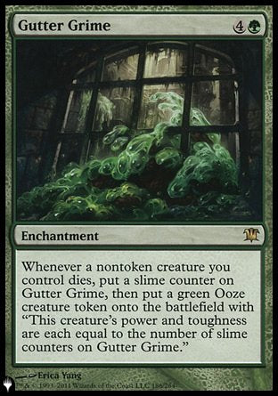 (186) Magic The Gathering The List Single: Gutter Grime  Rare