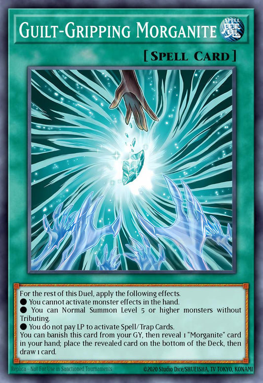 (DUAD070) YuGiOh TCG Duelist’s Advance Single: Guilt Gripping Morganite  Super Rare