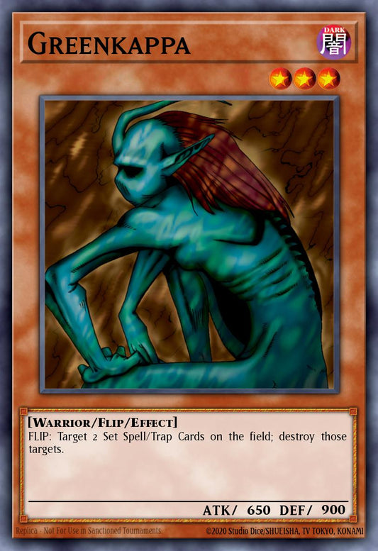 (103) YuGiOh TCG DB2: Dark Beginning 2 Single: Greenkappa  Common