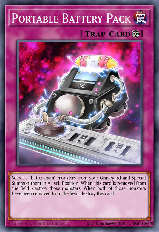 (074) YuGiOh TCG LODT: Light of Destruction Single: Portable Battery Pack (V.2 - Common)  Common
