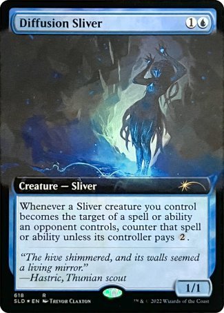 (618) Magic The Gathering Secret Lair Drop Series Single: Diffusion Sliver  Rare