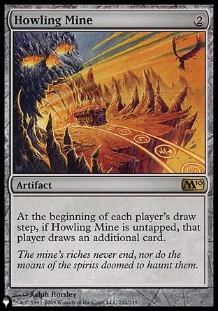 (212) Magic The Gathering The List Single: Howling Mine  Rare