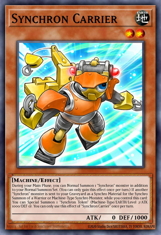(094) YuGiOh TCG MAGO: Maximum Gold Single: Synchron Carrier  Rare