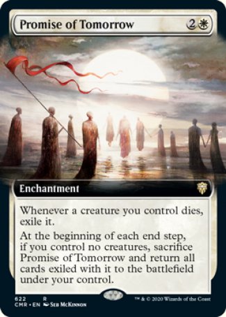 (622/361) Magic The Gathering Commander Legends: Extras Single: Promise of Tomorrow Holo Rare