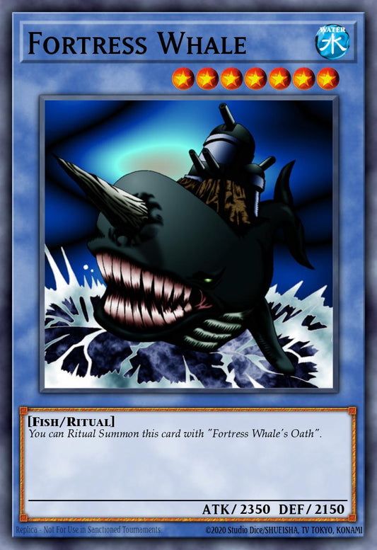 (015) YuGiOh TCG SBSC: Speed Duel: Scars of Battle Single: Fortress Whale  Common