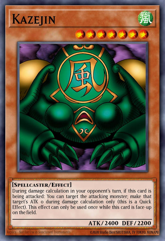 (225) YuGiOh TCG LCJW: Legendary Collection 4: Mega Pack Single: Kazejin  Common