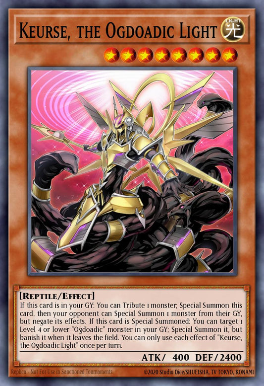 (005) YuGiOh TCG ANGU: Ancient Guardians Single: Keurse, the Ogdoadic Light  Super Rare
