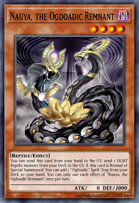 (002) YuGiOh TCG ANGU: Ancient Guardians Single: Nauya, the Ogdoadic Remnant  Super Rare