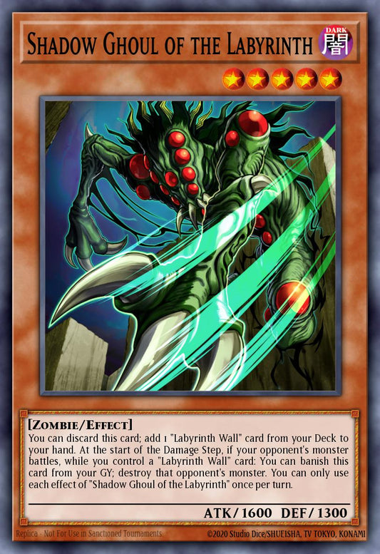 (258) YuGiOh TCG MP24: 25th Anniversary Tin: Dueling Mirrors Single: Shadow Ghoul of the Labyrinth  Ultra Rare