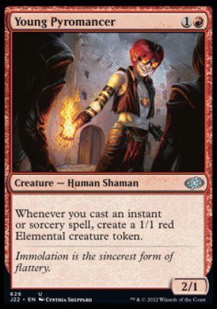 (626) Magic The Gathering Jumpstart 2022 Single: Young Pyromancer  Uncommon