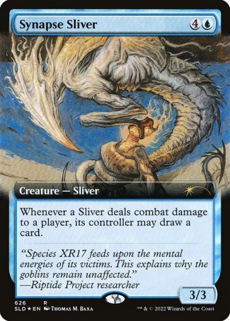(626) Magic The Gathering Secret Lair Drop Series Single: Synapse Sliver  Rare