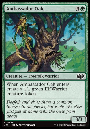 (626) Magic The Gathering Foundations Jumpstart Single: Ambassador Oak  Common