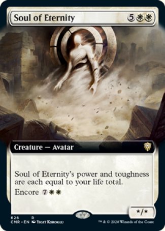 (626/361) Magic The Gathering Commander Legends: Extras Single: Soul of Eternity Holo Rare