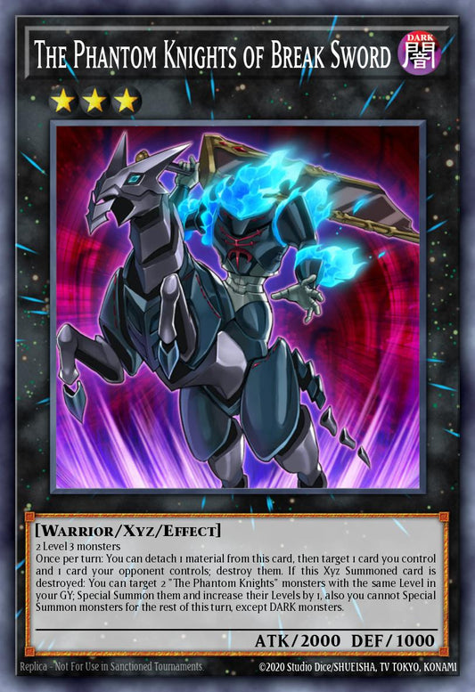 (010) YuGiOh TCG OP18: OTS Tournament Pack 18 Single: The Phantom Knights of Break Sword  Super Rare
