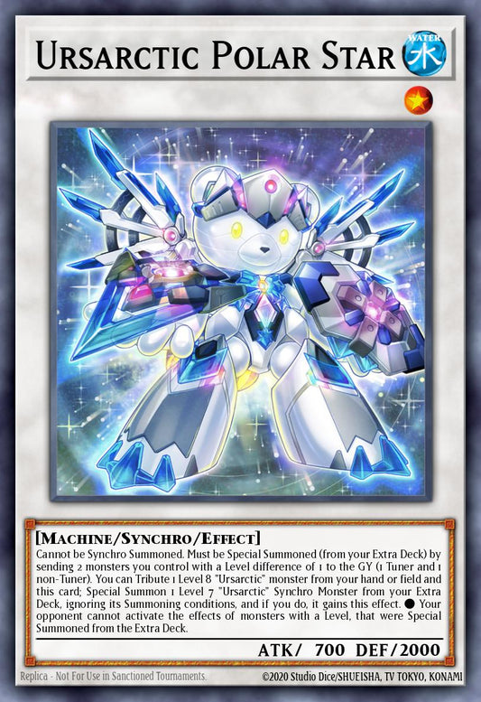 (220) YuGiOh TCG MP24: 25th Anniversary Tin: Dueling Mirrors Single: Ursarctic Polar Star  Ultra Rare