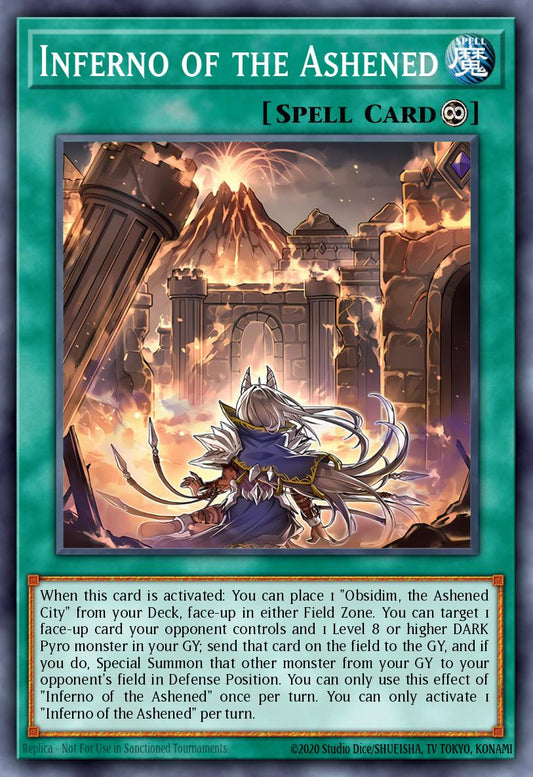 (DUAD064) YuGiOh TCG Duelist’s Advance Single: Inferno of the Ashened  Common