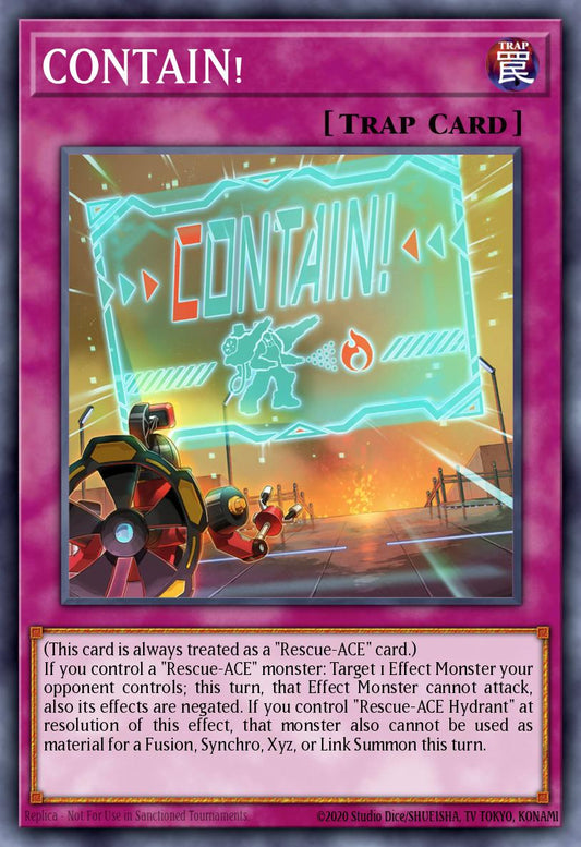 (283) YuGiOh TCG MP24: 25th Anniversary Tin: Dueling Mirrors Single: CONTAIN!  Ultra Rare