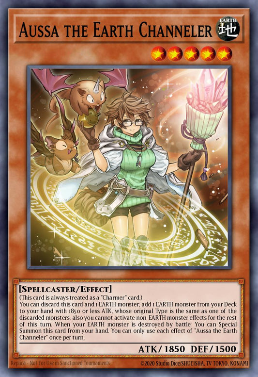(061) YuGiOh TCG MP24: 25th Anniversary Tin: Dueling Mirrors Single: Aussa the Earth Channeler  Secret Rare