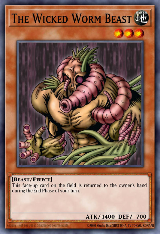 (090) YuGiOh TCG DB2: Dark Beginning 2 Single: The Wicked Worm Beast  Common