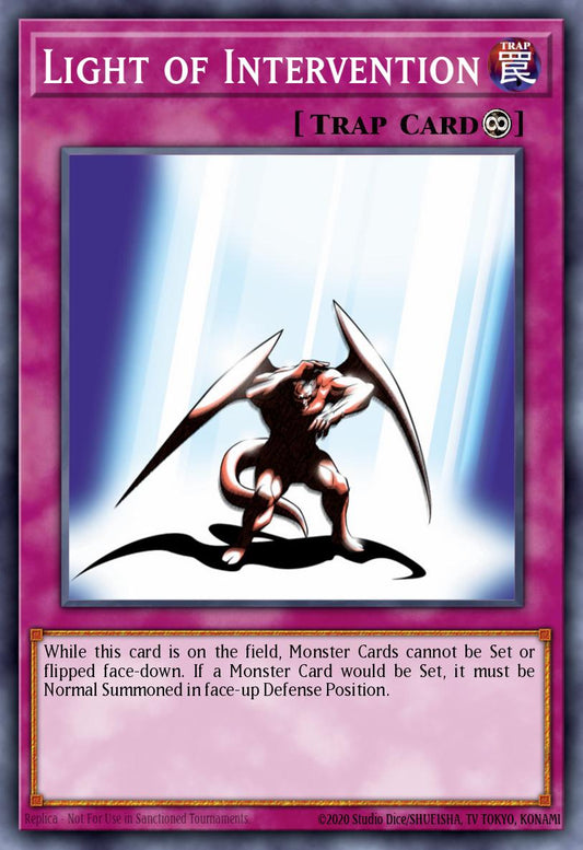 (EN031) YuGiOh TCG PSV: Pharaoh's Servant Single: Light of Intervention (V.3 - Common)  Common