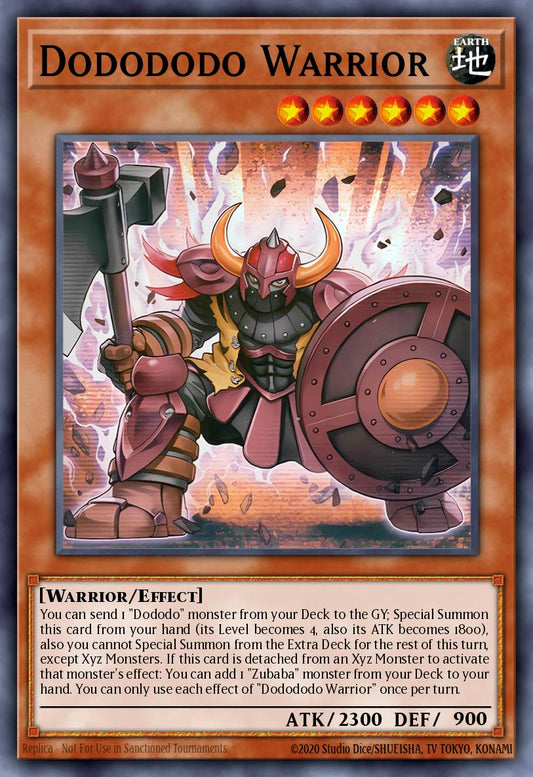 (DUAD004) YuGiOh TCG Duelist’s Advance Single: Dodododo Warrior (V.1 - Ultra Rare)  Ultra Rare