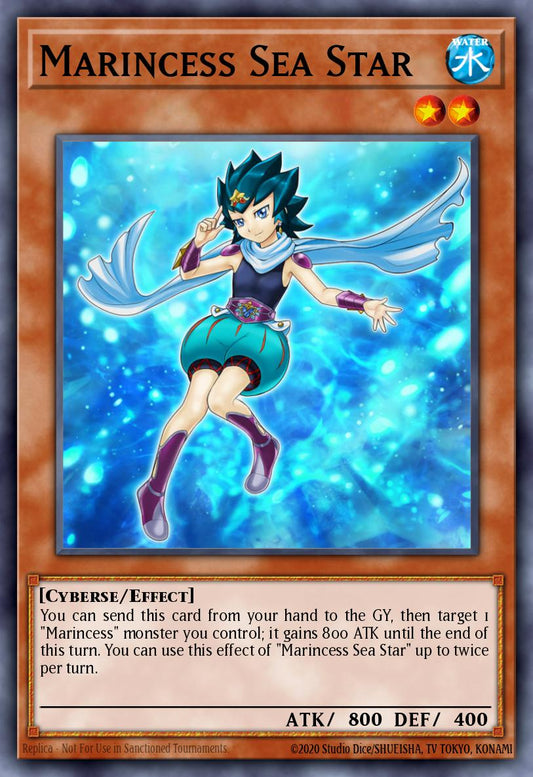 (103) YuGiOh TCG MP20: 2020 Tin of Lost Memories Mega Pack Single: Marincess Sea Star  Common