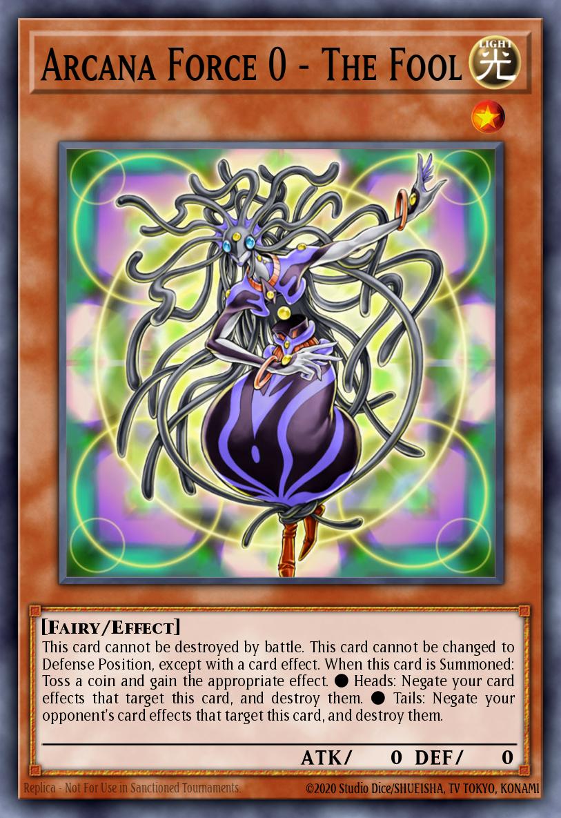(008) YuGiOh TCG LODT: Light of Destruction Single: Arcana Force 0 - The Fool (V.1 - Common)  Common