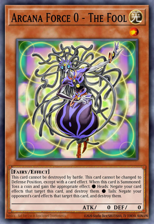 (008) YuGiOh TCG LODT: Light of Destruction Single: Arcana Force 0 - The Fool (V.1 - Common)  Common