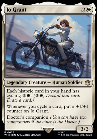 (628) Magic The Gathering Universes Beyond: Doctor Who: Extras Single: Jo Grant (V.2) Holo Rare