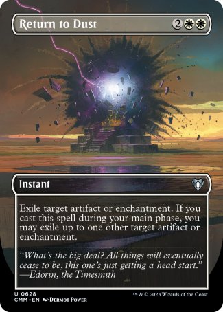 (628) Magic The Gathering Commander Masters: Extras Single: Return to Dust Holo Uncommon