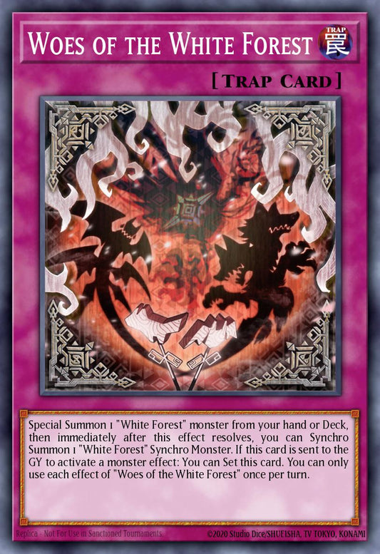 (071) YuGiOh TCG INFO: The Infinite Forbidden Single: Woes of the White Forest  Common