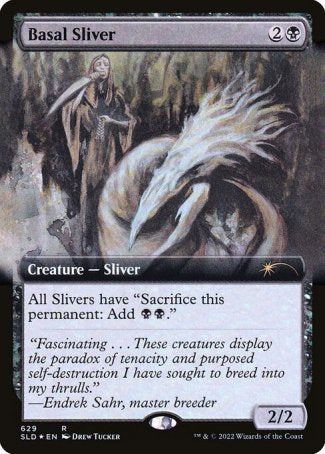 (629) Magic The Gathering Secret Lair Drop Series Single: Basal Sliver  Rare
