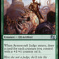 (629) Magic The Gathering Foundations Jumpstart Single: Armorcraft Judge  Uncommon