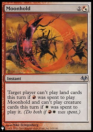 (143) Magic The Gathering The List Single: Moonhold  Uncommon