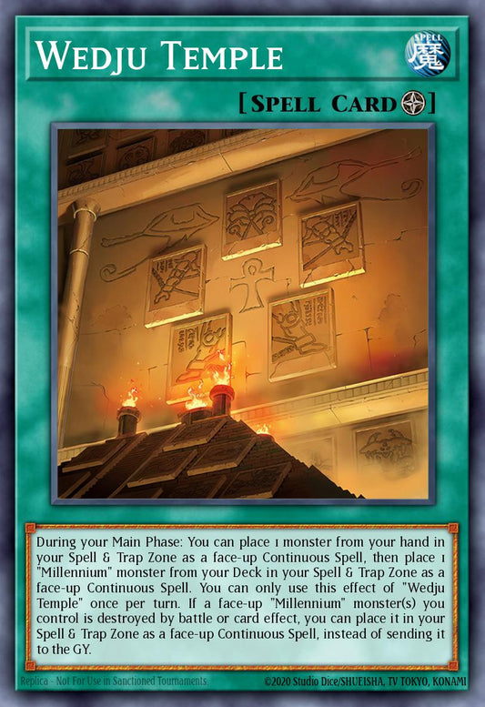 (054) YuGiOh TCG INFO: The Infinite Forbidden Single: Wedju Temple (V.1 - Ultra Rare)  Ultra Rare