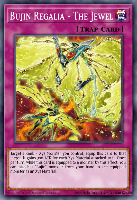 (234) YuGiOh TCG MP14: 2014 Mega-Tins Mega-Pack Single: Bujin Regalia - The Jewel  Common