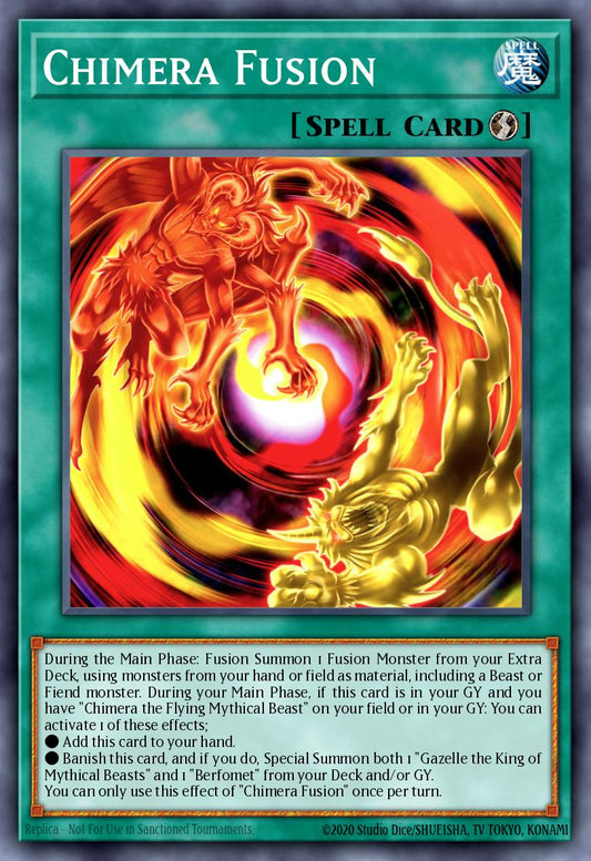 (221) YuGiOh TCG MP24: 25th Anniversary Tin: Dueling Mirrors Single: Chimera Fusion  Ultra Rare