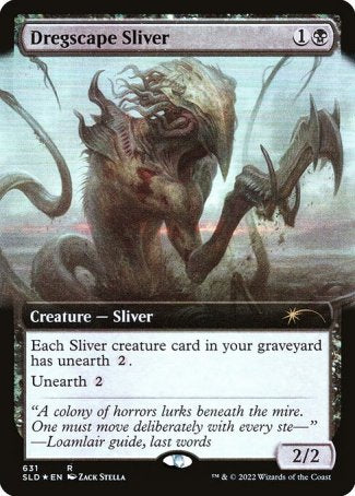 (631) Magic The Gathering Secret Lair Drop Series Single: Dregscape Sliver  Rare
